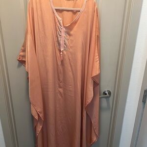 Peach Kaftan Dress